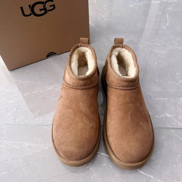 UGG Classic Ultra Mini Boots Chestnut Women's - Picture 2 of 6